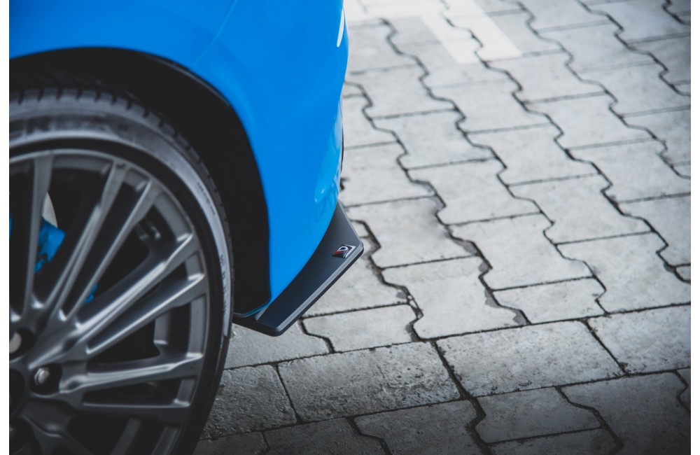 Street Pro Rear Side Splitters Ford Focus RS Mk3 - Black