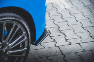 Street Pro Rear Side Splitters Ford Focus RS Mk3 - Black