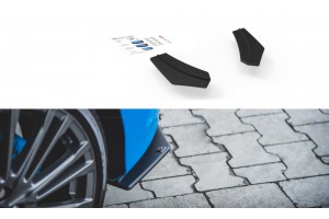Street Pro Rear Side Splitters Ford Focus RS Mk3 - Black
