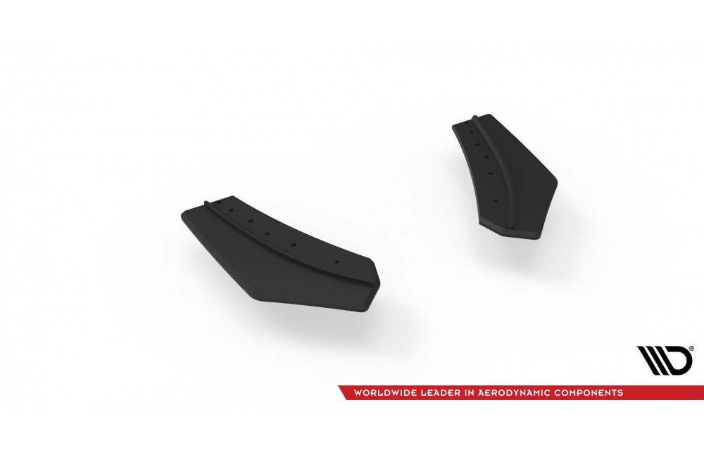 Street Pro Rear Side Splitters Ford Focus RS Mk3 - Black