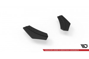Street Pro Rear Side Splitters Ford Focus RS Mk3 - Black