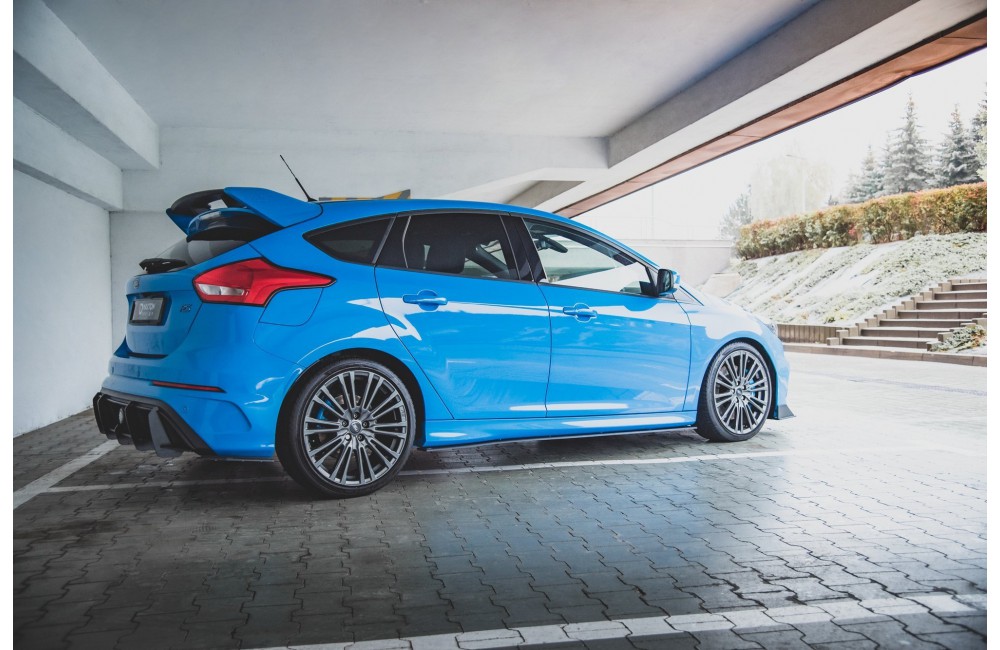 Street Pro Side Skirts Diffusers Ford Focus RS Mk3 - Black