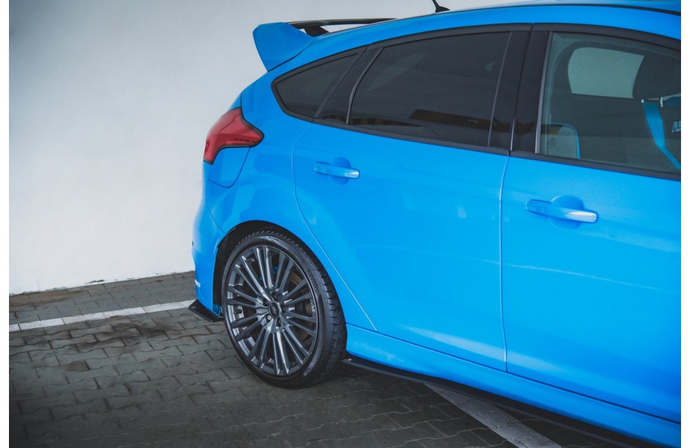 Street Pro Side Skirts Diffusers Ford Focus RS Mk3 - Black