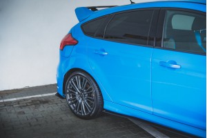 Street Pro Side Skirts Diffusers Ford Focus RS Mk3 - Black