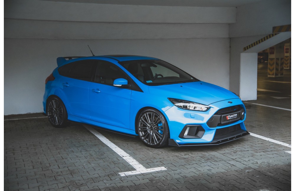 Street Pro Side Skirts Diffusers Ford Focus RS Mk3 - Black