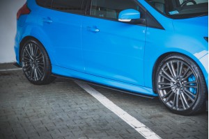 Street Pro Side Skirts Diffusers Ford Focus RS Mk3 - Black