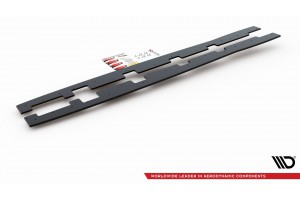 Street Pro Side Skirts Diffusers Ford Focus RS Mk3 - Black
