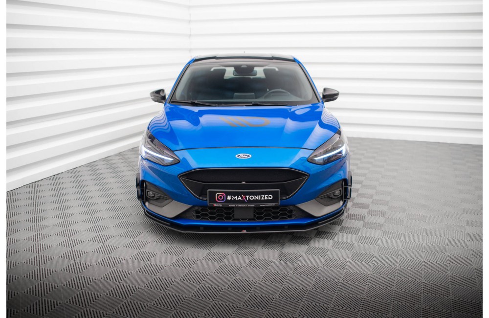Street Pro Front Splitter Ford Focus ST / ST-Line Mk4 - Black
