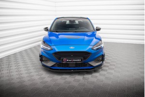Street Pro Front Splitter Ford Focus ST / ST-Line Mk4 - Black