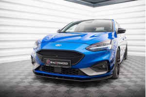 Street Pro Front Splitter Ford Focus ST / ST-Line Mk4 - Black