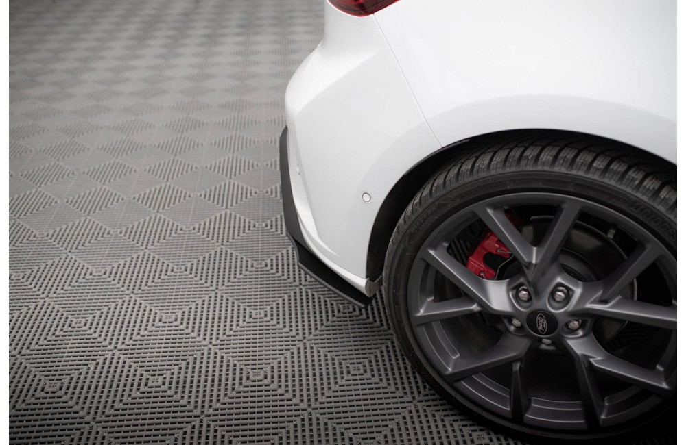 Street Pro Rear Side Splitters Ford Focus ST Mk4 - Black