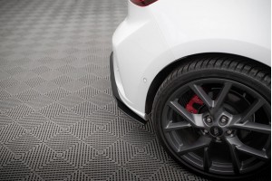 Street Pro Rear Side Splitters Ford Focus ST Mk4 - Black