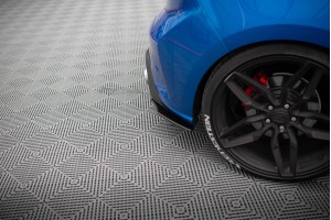 Street Pro Rear Side Splitters Ford Focus ST Mk4 - Black