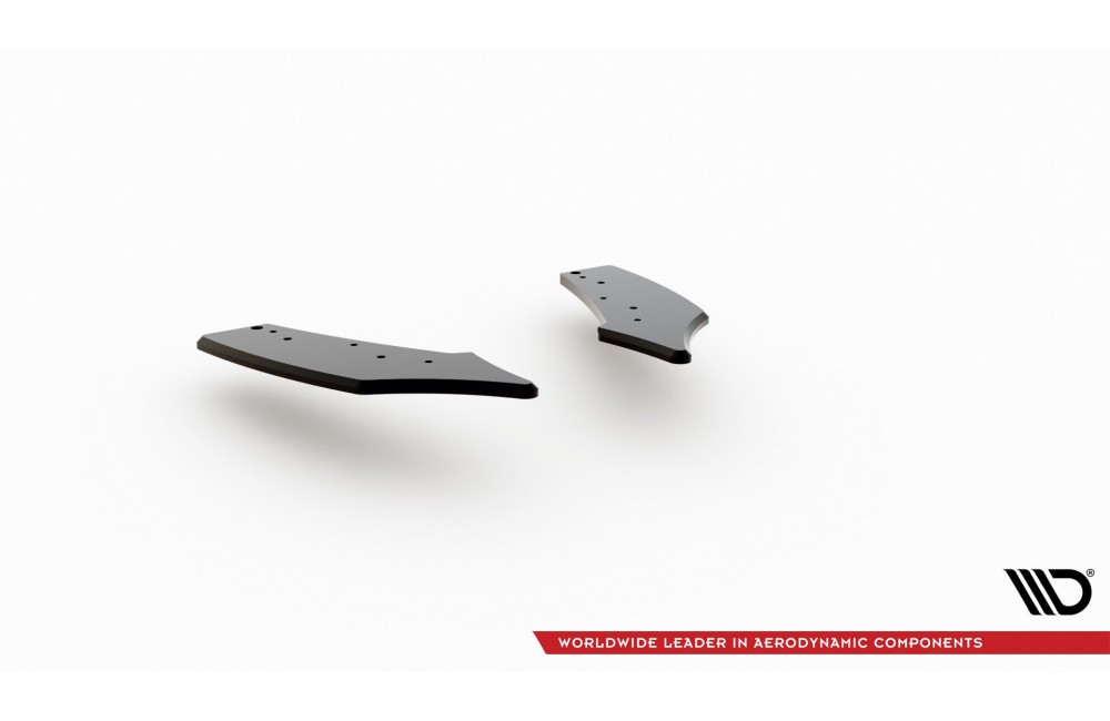 Street Pro Rear Side Splitters Ford Focus ST Mk4 - Black