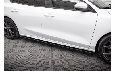 Street Pro Side Skirts Diffusers Ford Focus ST / ST-Line Mk4 - Black
