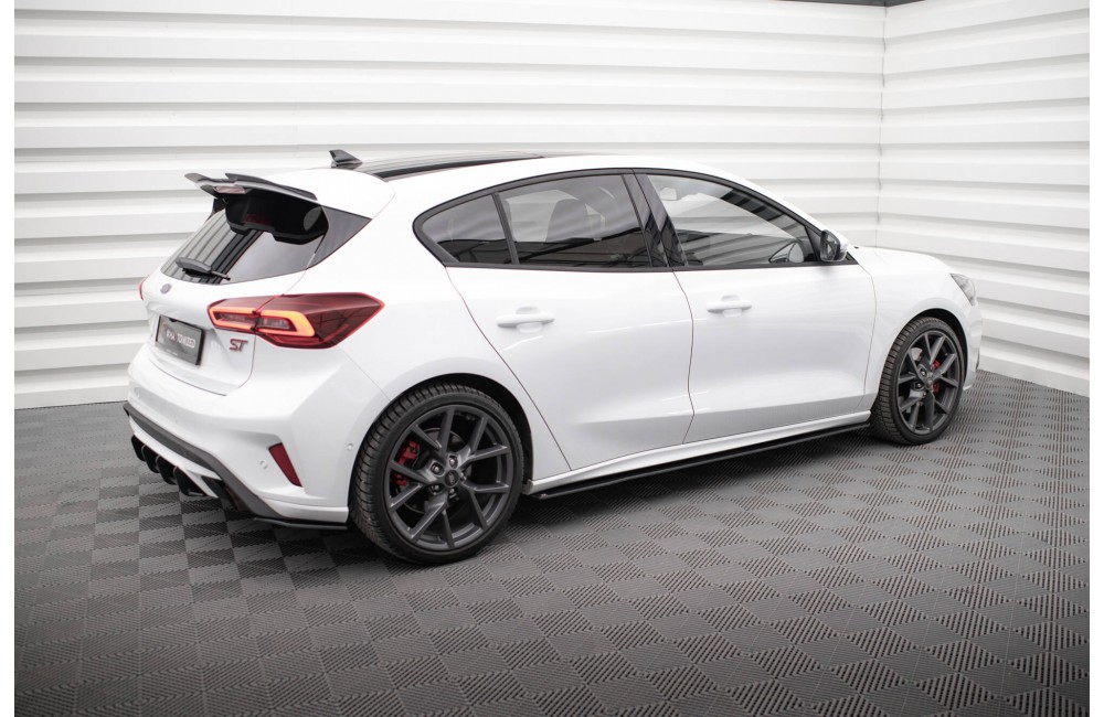 Street Pro Side Skirts Diffusers Ford Focus ST / ST-Line Mk4 - Black