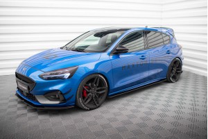 Street Pro Side Skirts Diffusers Ford Focus ST / ST-Line Mk4 - Black