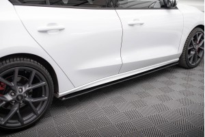 Street Pro Side Skirts Diffusers Ford Focus ST / ST-Line Mk4 - Black