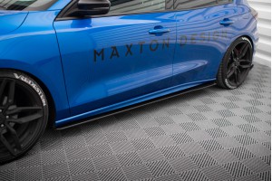 Street Pro Side Skirts Diffusers Ford Focus ST / ST-Line Mk4 - Black
