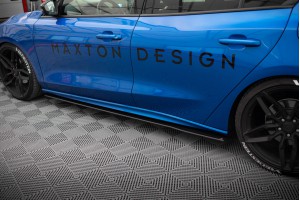 Street Pro Side Skirts Diffusers Ford Focus ST / ST-Line Mk4 - Black