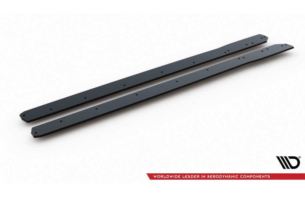 Street Pro Side Skirts Diffusers Ford Focus ST / ST-Line Mk4 - Black