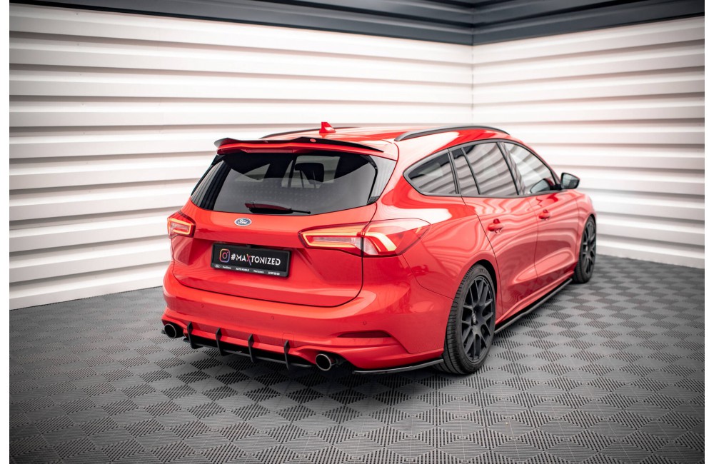 Street Pro Rear Diffuser Ford Focus Estate ST Mk4 - Black