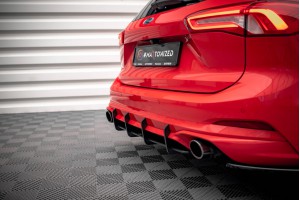 Street Pro Rear Diffuser Ford Focus Estate ST Mk4 - Black