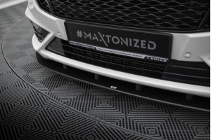 Street Pro Front Splitter Ford Mondeo Sport Mk5 Facelift / Fusion Sport Mk2 Facelift - Black