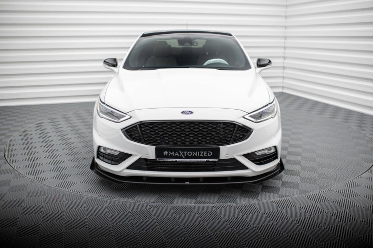 Street Pro Μπροστινός Splitter + Flaps Ford Mondeo Sport Mk5 Facelift / Fusion Sport Mk2 Facelift