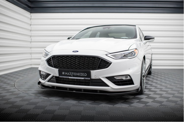 Street Pro Μπροστινός Splitter + Flaps Ford Mondeo Sport Mk5 Facelift / Fusion Sport Mk2 Facelift