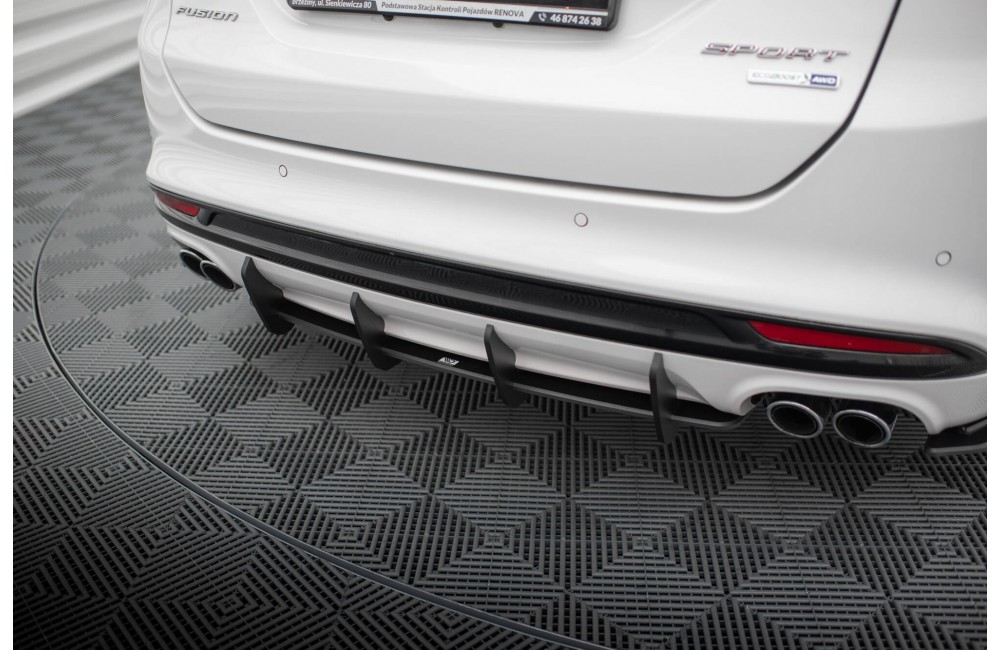 Street Pro Rear Diffuser Ford Mondeo Sport Mk5 Facelift / Fusion Sport Mk2 Facelift - Black