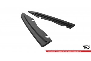 Street Pro Rear Side Splitters Ford Mondeo Sport Mk5 Facelift / Fusion Sport Mk2 Facelift - Black