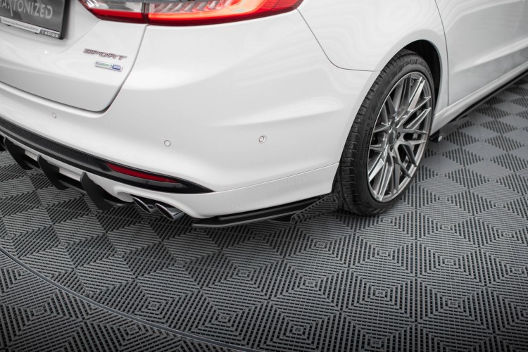 Street Pro Πίσω Πλευρικοί Splitters + Flaps Ford Mondeo Sport Mk5 Facelift / Fusion Sport Mk2 Facelift