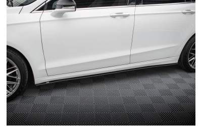 Street Pro Side Skirts Diffusers Ford Mondeo Sport Mk5 Facelift / Fusion Sport Mk2 Facelift - Black