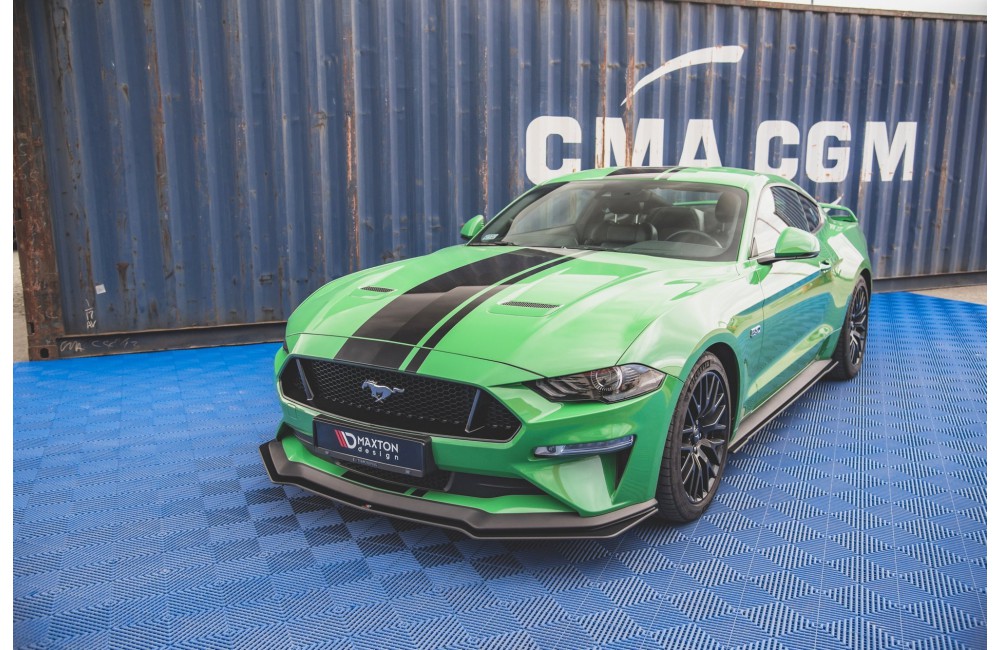 Street Pro Front Splitter V.1 Ford Mustang GT MK6 Facelift - Black