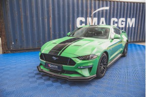Street Pro Front Splitter V.1 Ford Mustang GT MK6 Facelift - Black