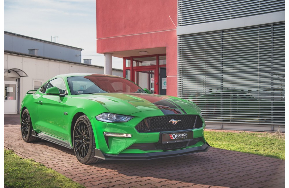 Street Pro Front Splitter V.2 Ford Mustang GT MK6 Facelift - Black