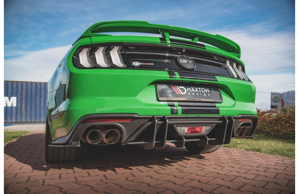 Street Pro Rear Diffuser Ford Mustang GT Mk6 Facelift - Black