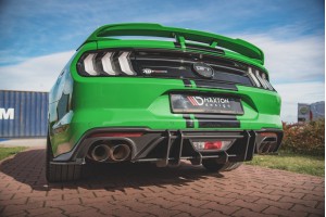 Street Pro Rear Diffuser Ford Mustang GT Mk6 Facelift - Black