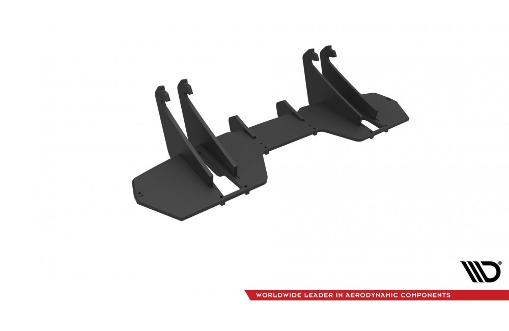 Street Pro Rear Diffuser Ford Mustang GT Mk6 Facelift - Black