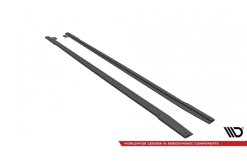 Street Pro Side Skirts Diffusers V.1 Ford Mustang GT Mk6 Facelift - Black Street Pro Side Skirts Diffusers V.1 Ford Mustang GT Mk6 Facelift - Black