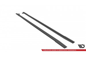 Street Pro Side Skirts Diffusers V.1 Ford Mustang GT Mk6 Facelift - Black Street Pro Side Skirts Diffusers V.1 Ford Mustang GT Mk6 Facelift - Black