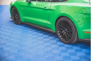 Street Pro Side Skirts Diffusers V.1 Ford Mustang GT Mk6 Facelift - Black Street Pro Side Skirts Diffusers V.1 Ford Mustang GT Mk6 Facelift - Black