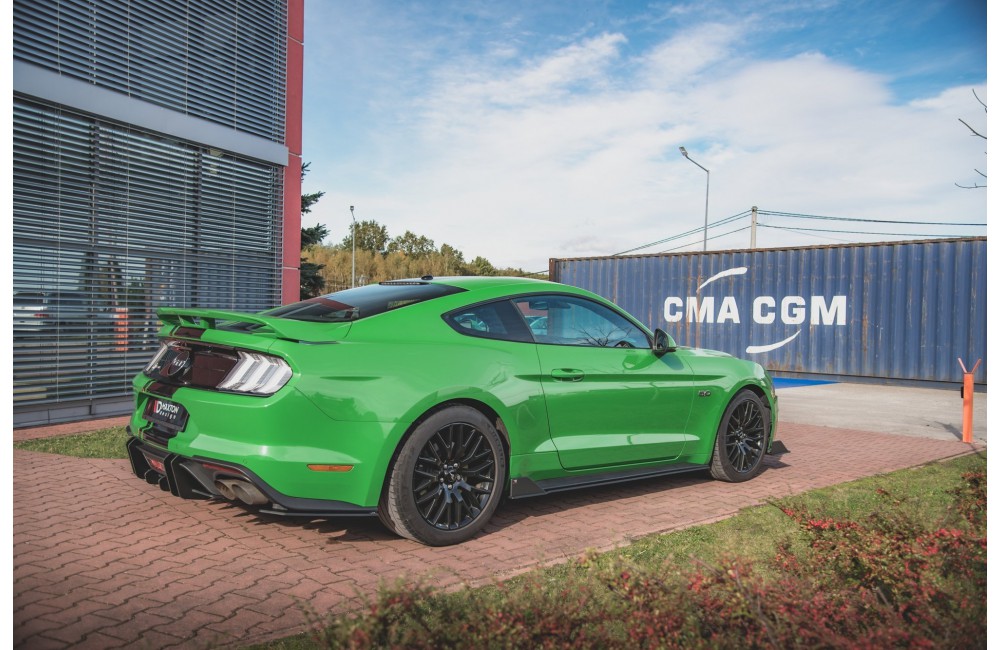 Street Pro Side Skirts Diffusers V.2 Ford Mustang GT Mk6 Facelift - Black Street Pro Side Skirts Diffusers V.2 Ford Mustang GT Mk6 Facelift - Black