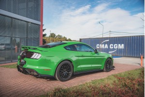 Street Pro Side Skirts Diffusers V.2 Ford Mustang GT Mk6 Facelift - Black Street Pro Side Skirts Diffusers V.2 Ford Mustang GT Mk6 Facelift - Black