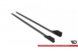 Street Pro Side Skirts Diffusers V.2 Ford Mustang GT Mk6 Facelift - Black Street Pro Side Skirts Diffusers V.2 Ford Mustang GT Mk6 Facelift - Black
