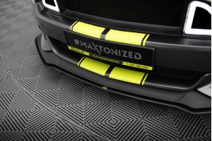 Street Pro Front Splitter Ford Mustang GT Mk6  - Black