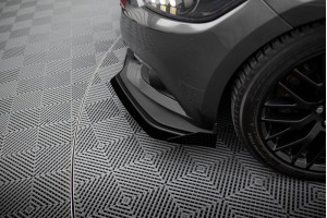 Street Pro Front Splitter + Flaps Ford Mustang GT Mk6  - Black + Gloss Flaps