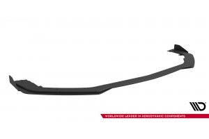 Street Pro Front Splitter + Flaps Ford Mustang GT Mk6  - Black + Gloss Flaps