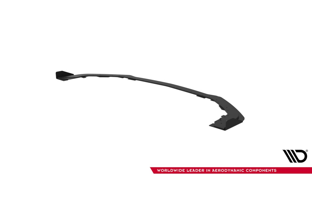 Street Pro Front Splitter + Flaps Ford Mustang GT Mk6  - Black + Gloss Flaps